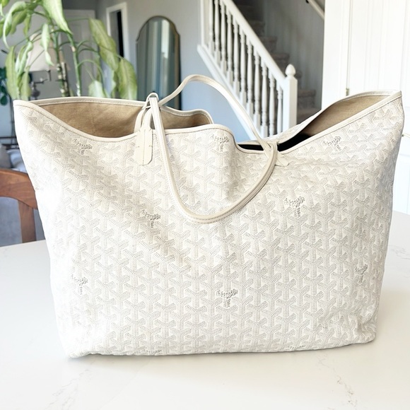 Goyard Saint Louis GM Tote Large White - Picture 1 of 16